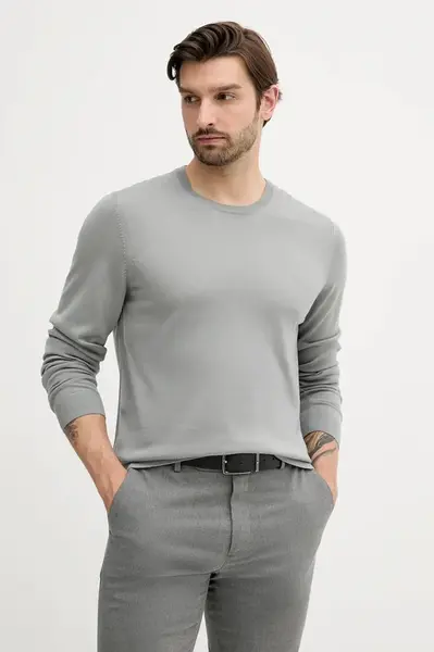 Vlněný svetr BOSS Leno-P