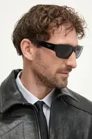 Sluneční brýle Balenciaga pánské, černá barva, BB0366S