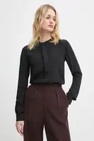 Halenka G-Star dámská, černá barva, hladká, D24441-D724