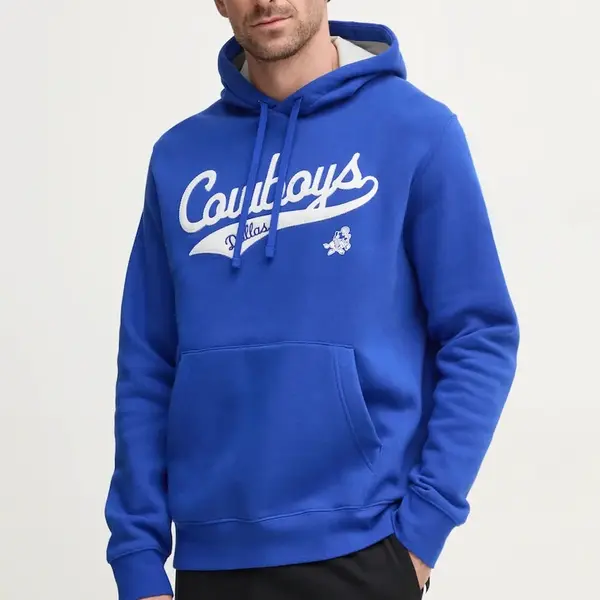 Mikina Nike Dallas Cowboys pánská, fialová barva, s kapucí, s aplikací, 2KDK-067P-V6Z-V7Q