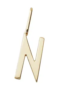 Pozlacený stříbrný přívěsek Design Letters