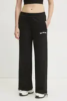 Bavlněné tepláky Versace Jeans Couture černá barva, s aplikací, 78HAAC08 CF00C