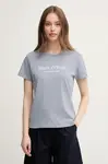Bavlněné tričko Marc O'Polo modrá barva, 502229351055