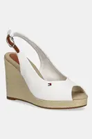 Sandály Tommy Hilfiger FLAG HIGH WEDGE ESPAD SLINGBACK