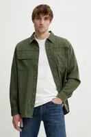 Džínová košile Levi's pánská, modrá barva, relaxed, s klasickým límcem