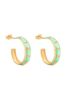 Pozlacené náušnice Lilou Colors