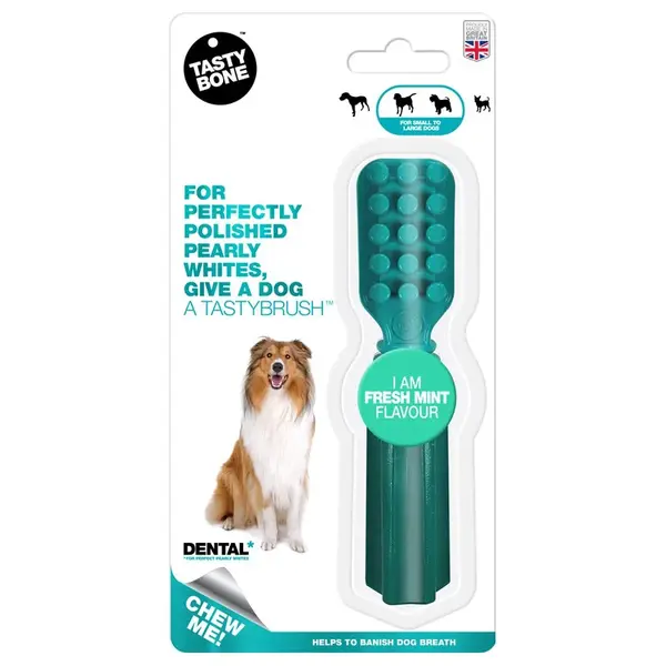 Tasty Bone Kartáček pro psy nylonový s příchutí Fresh Mint