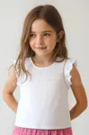 Dětské bavlněné tričko Mayoral bílá barva, 3020