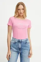 Tričko Liu Jo růžová barva, TA5173 JS003