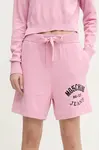 Bavlněné šortky Moschino Jeans