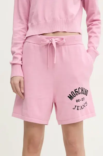Bavlněné šortky Moschino Jeans