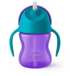 Philips Avent Hrnek s ohebným brčkem 200 ml 1 ks pro dívky