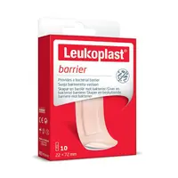 Leukoplast Barrier Náplast voděodolná 22 x 72 mm 10 ks