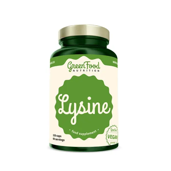 GreenFood Nutrition Lysine 120 kapslí