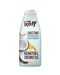 Keff Kondicionér na poškozené vlasy Keratin & Kokosový olej 500 ml