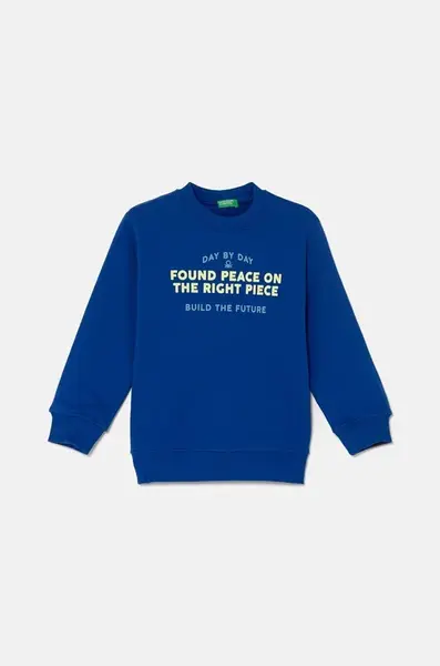 Dětská bavlněná mikina United Colors of Benetton