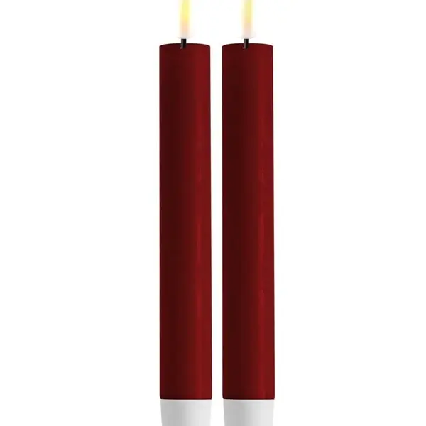 Sada LED svíček Deluxe Homeart 2,2 x 15 cm 2-pack