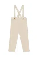 Kojenecké legíny Donsje Deno Leggings béžová barva, hladké, 3035100