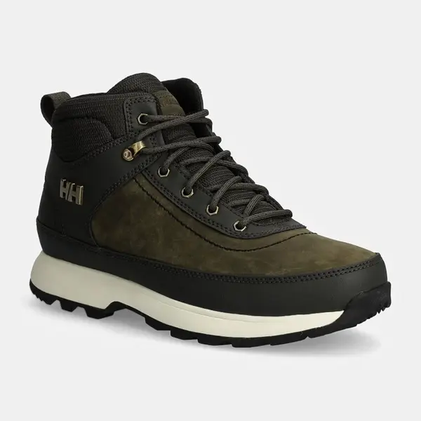 Boty Helly Hansen Calgary 2 pánské, zelená barva, lehce zateplené, 12036