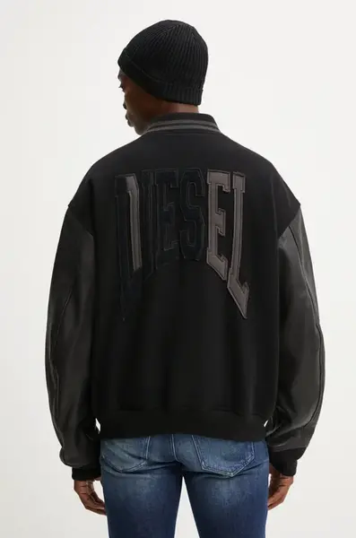 Vlněná bomber bunda Diesel L-NYMAN