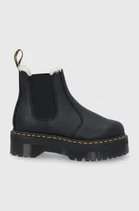 Kožené kotníkové boty Dr. Martens 2976 Quad Fl
