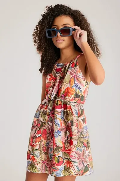 Dívčí šaty Mayoral fialová barva, mini, 6986