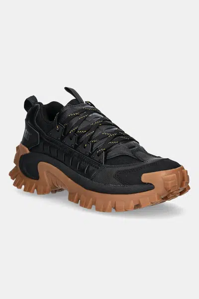 Kožené sneakers boty Caterpillar INTRUDER MET černá barva, P726242