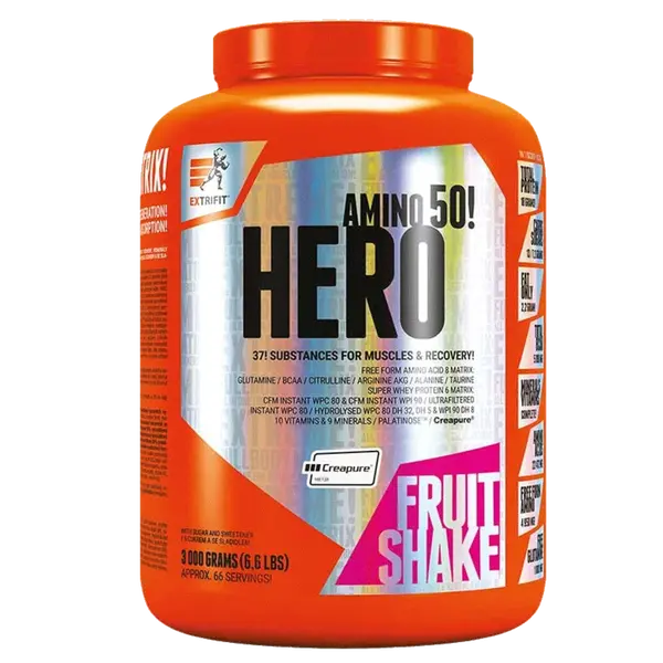 Extrifit Hero 3kg - ovocný shake