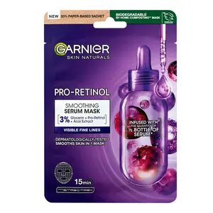 Garnier Skin Naturals Pro-Retinol vyhlazující sérum maska 22 g