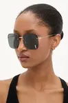 Sluneční brýle Saint Laurent dámské, zlatá barva, SL 312 M