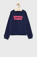 Dětská mikina Levi's tmavomodrá barva, s potiskem