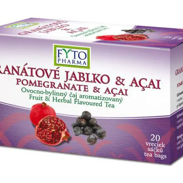 Fytopharma Ovocno-bylinný čaj granátové jablko & acaí 20x2 g