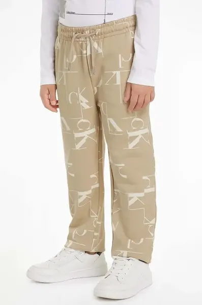 Dětské bavlněné tepláky Calvin Klein Jeans TERRY JOGGER