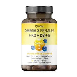 MOVit Energy Omega 3 Premium + K2 + D3 + E 90 tobolek
