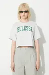 Bavlněné tričko Ellesse šedá barva, SGR17855-GREYMARL