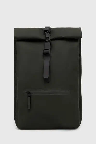 Batoh Rains 13320 Backpacks zelená barva, velký, hladký