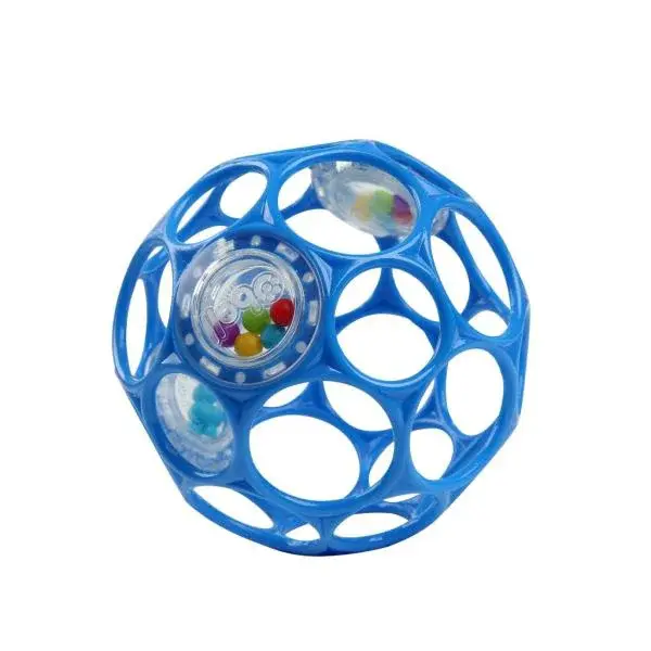 OBALL Hračka Oball RATTLE 10 cm modrá