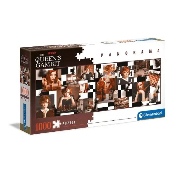 Puzzle 1000 dílků panorama - The Queen's Gambit