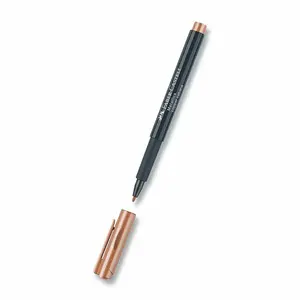 Popisovač Faber-Castell Metallic bronzový