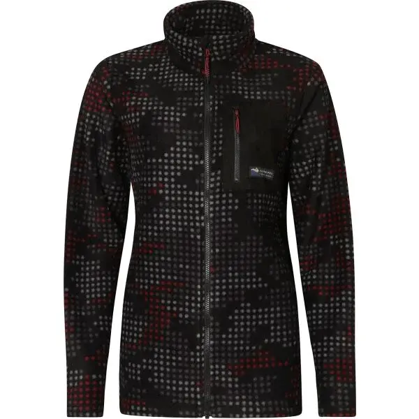 ALPINE PRO OKRAD Pánská outdoorová mikina, černá, velikost