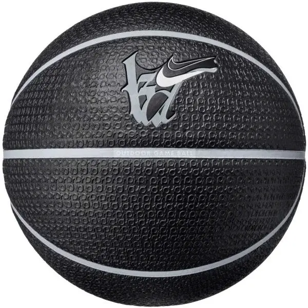 Nike PLAYGROUND 8P 2.0 K DURANT DEFLATED Basketbalový míč, černá, velikost