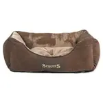 Pelíšek Scruffs Chester Box Bed čokoládový S 50x40cm