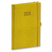 Týdenní diář Rivoli 2026 - A5, žlutozelený