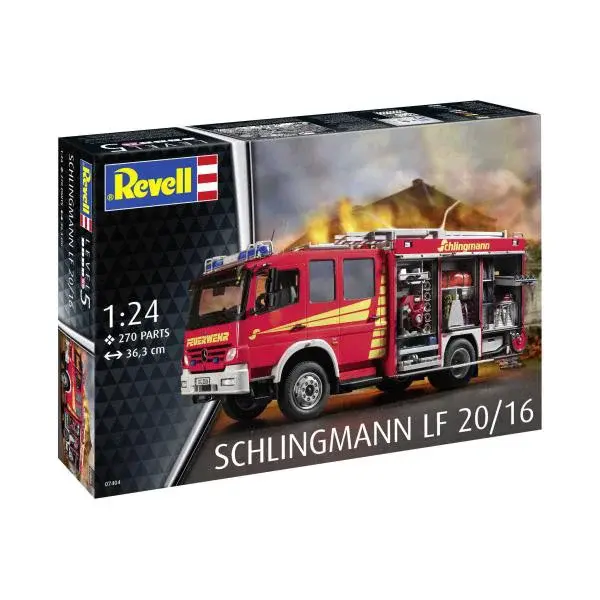 Plastic ModelKit auto 07404 - Schlingmann LF20/16 Mercedes Benz Atego 1529 AF (1:24)