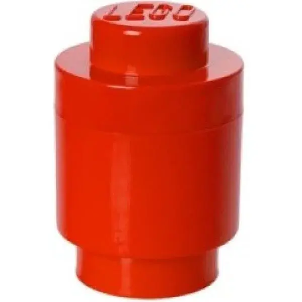 LEGO® úložný box kulatý - červená o123 x 182 mm