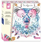 Janod Atelier Tvoříme se šňůrkami Zvířata Sada Deco 8+