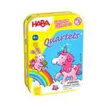 Haba Karetní hra pro děti Magický jednorožec Kvarteto v kovové krabici