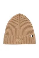 Detská čiapka s prímesou vlny BOSS