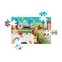 Bigjigs Toys Dřevěné podlahové puzzle Londýn