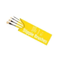 HUMBROL Stipple Brush pack AG430 - sada plochých štětců (velikost 3/5/7/10)